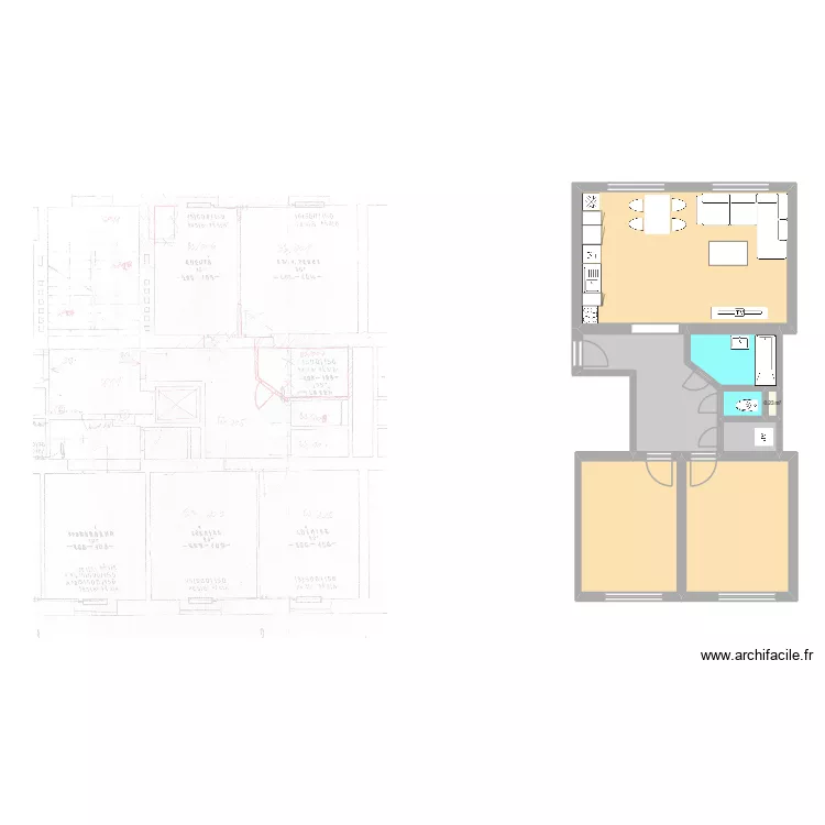 Dělnická 431 byt 3 HA. Floor plan with Dělnická 431 byt 3 HA. Floor plan with