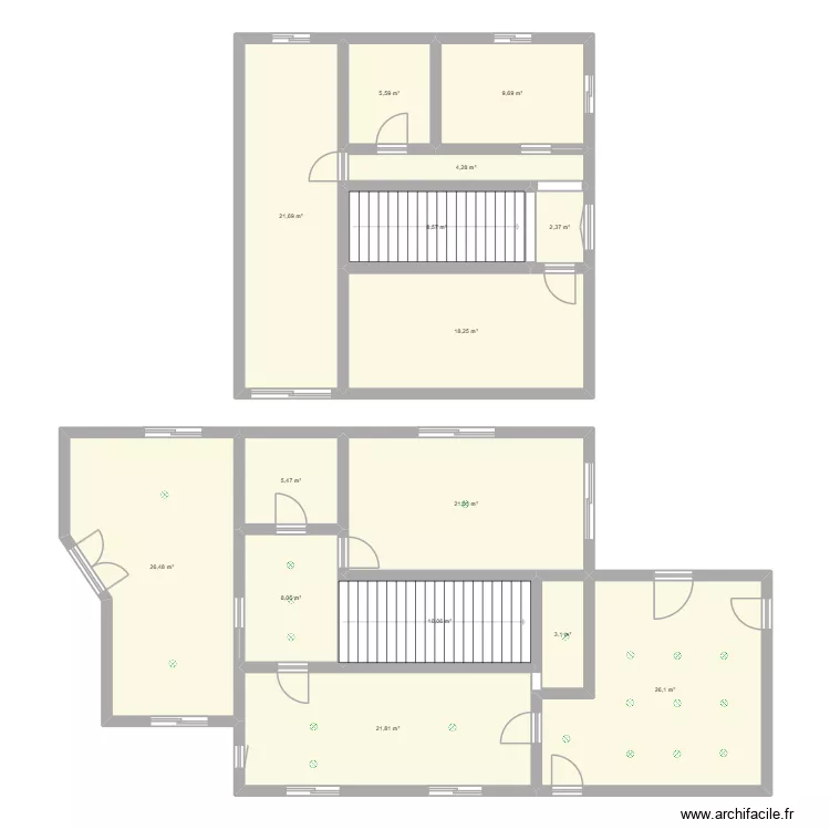 Home. Floor plan with 15  and 193 m²