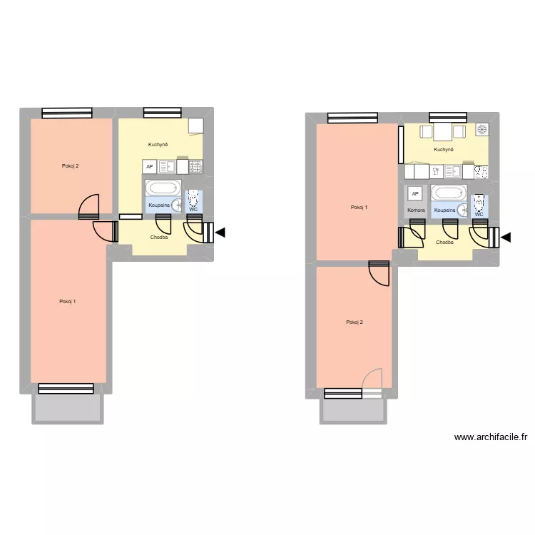 Gustava Klimenta 706 byt 13 HA. Floor plan with 25  and 229 m²