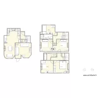 Revised Cottage layout with bath on to floor and shower on middle floor v2