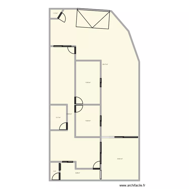 Fabio_Home. Floor plan with 9  and 183 m²