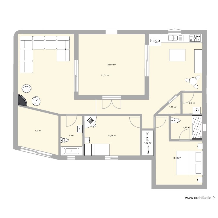 la maison-v2. Plan de 0 pièce et 0 m2