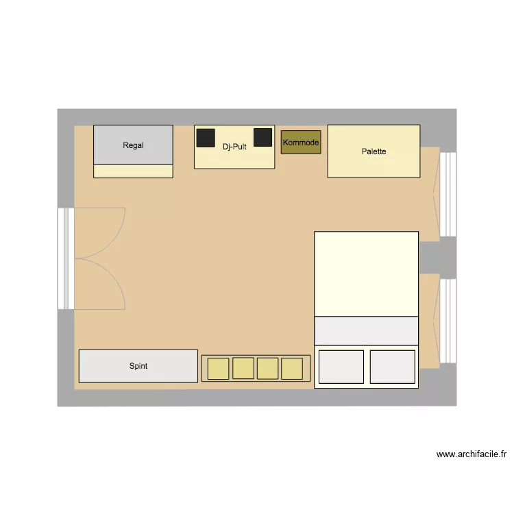 Home Studio Jan V3. Grundriss mit Home Studio Jan V3. Grundriss mit