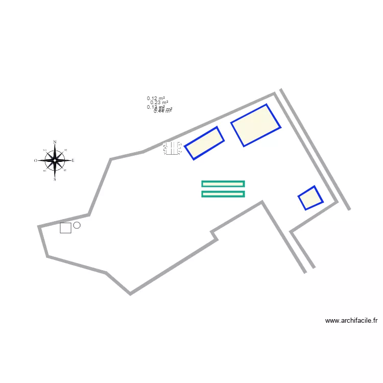Rio Boya 2. Grundriss mit 