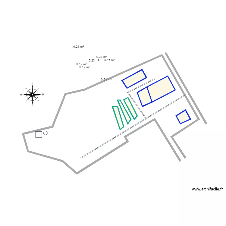 Rio Boya 1. Grundriss mit 