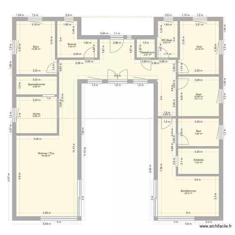 TK HOME. Grundriss mit 12  und 171 m²