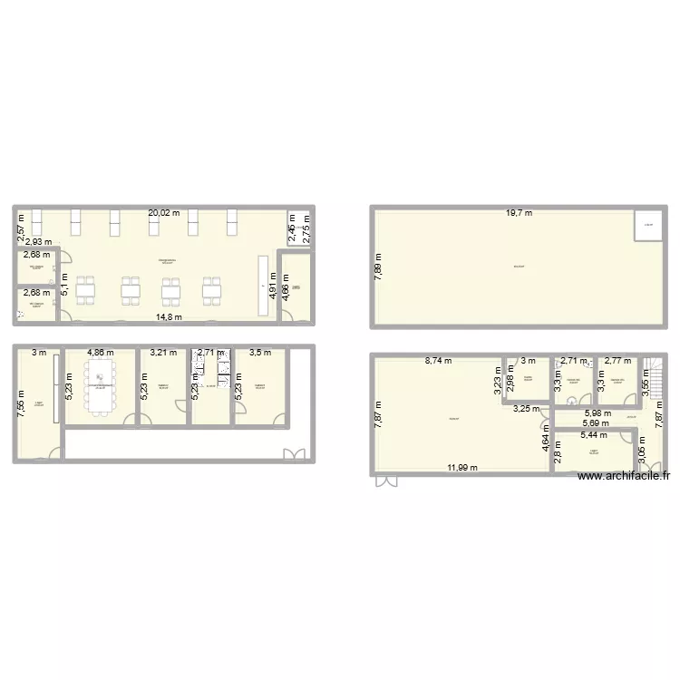 DWH2030. Grundriss mit 18  und 556 m²