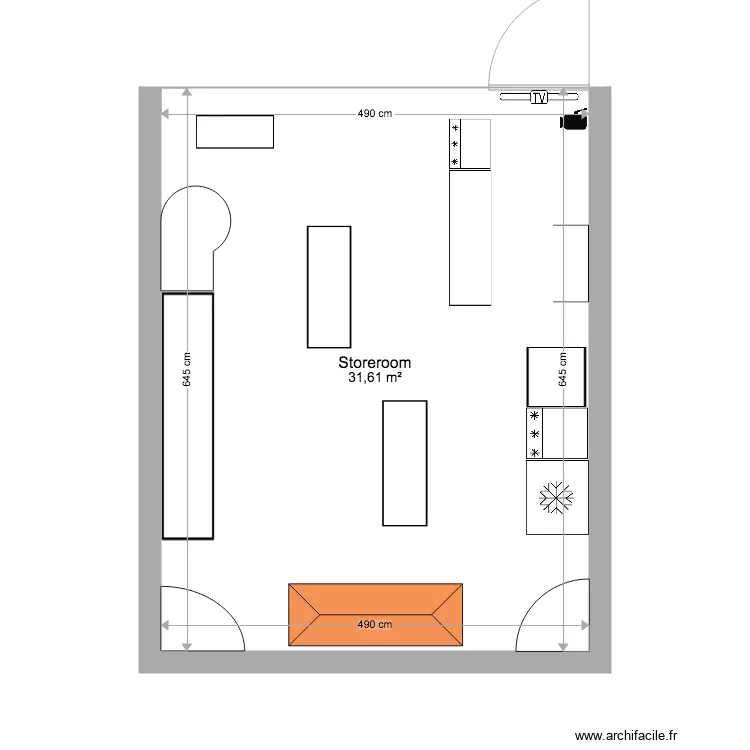 Asia Shoppy. Grundriss mit Asia Shoppy. Grundriss mit