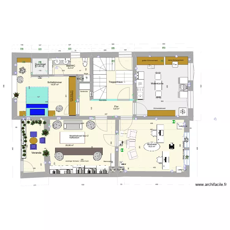 B 79 EG vers 9. Grundriss mit B 79 EG vers 9. Grundriss mit