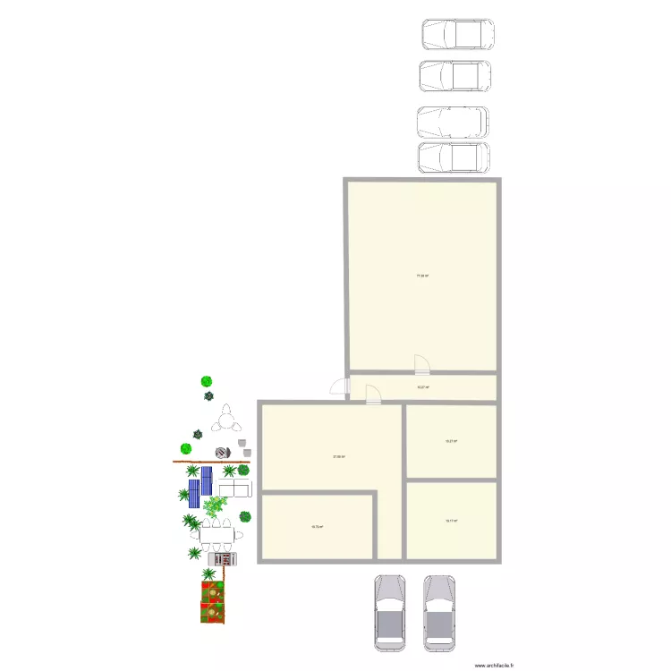 Pietro. Grundriss mit 