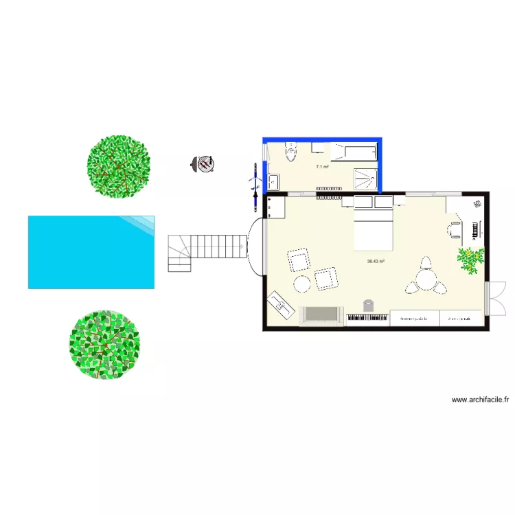 Ma chambre préférée. Grundriss mit Ma chambre préférée. Grundriss mit