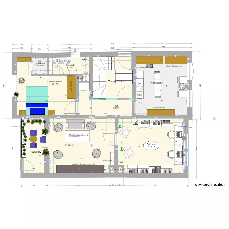 B 79  EG vers 7. Grundriss mit 