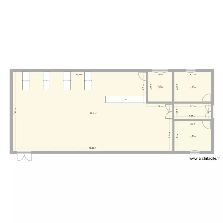 DWH2030/1. Grundriss mit 4 und 152 m² DWH2030/1. Grundriss mit 4 und 152 m²