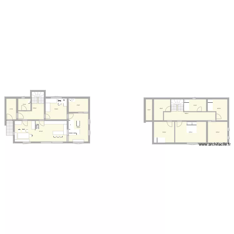 Haus Berti. Grundriss mit 