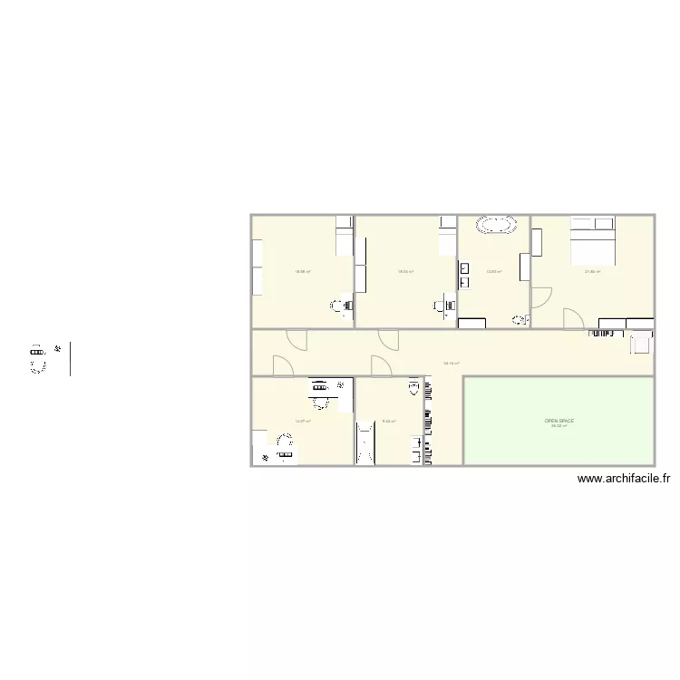 Novy Dum2. Grundriss mit 