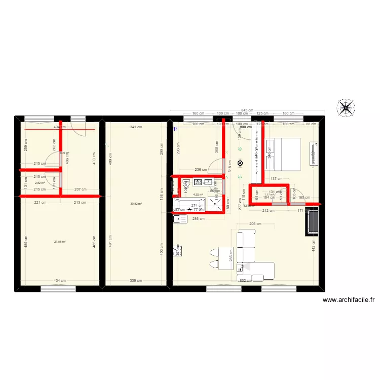 4444. Grundriss mit 4444. Grundriss mit