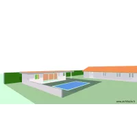 pool house toit plat