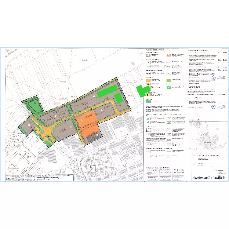 Denkendorf. Grundriss mit 