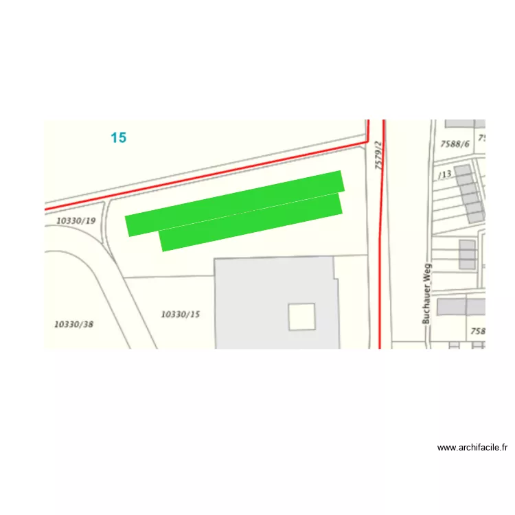 Reutlingen. Grundriss mit 