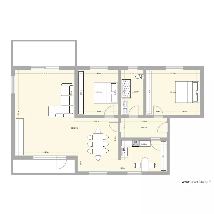 Schwaigerstra&szlig;e 27a. Grundriss mit 5  und 107 m²