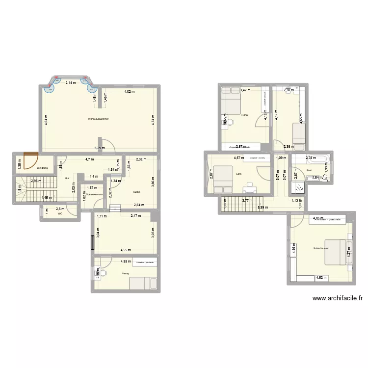 Bahnhofstraße 23. Grundriss mit 12 Räume und 179 m² Bahnhofstraße 23. Grundriss mit 12 Räume und 179 m²