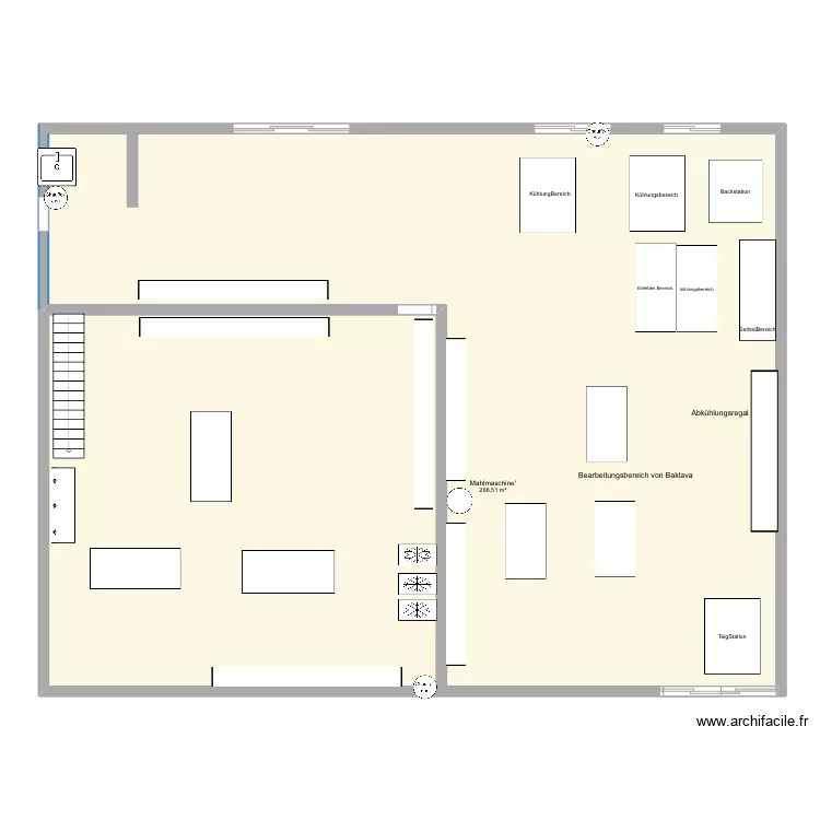 produktion. Grundriss mit produktion. Grundriss mit