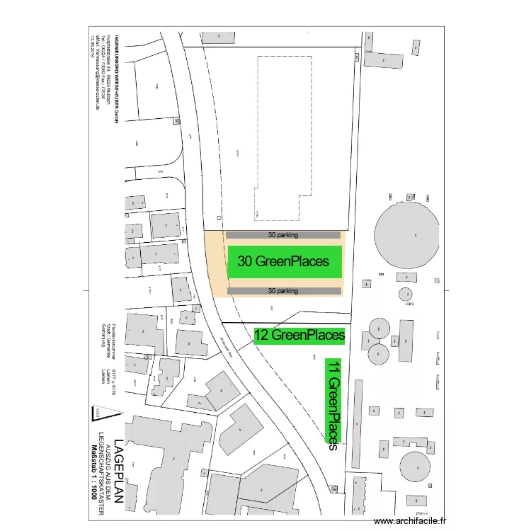 Leimen; 30GP. Grundriss mit 