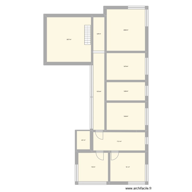 Barckhausstr 15. (OG 2.0). Grundriss mit 0 Raum und 0 m2