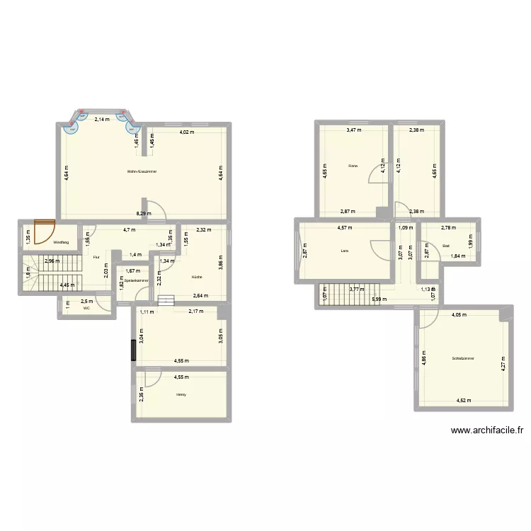 Bahnhofstraße 23 - Grundriss. Grundriss mit 12 Räume und 179 m² Bahnhofstraße 23 - Grundriss. Grundriss mit 12 Räume und 179 m²