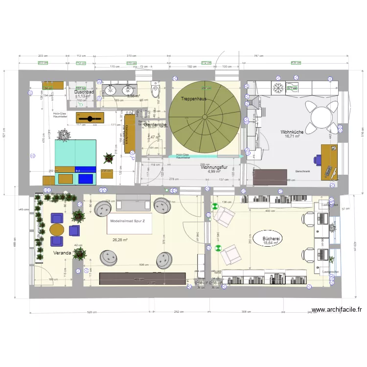 B 79 EG vers 6. Grundriss mit B 79 EG vers 6. Grundriss mit