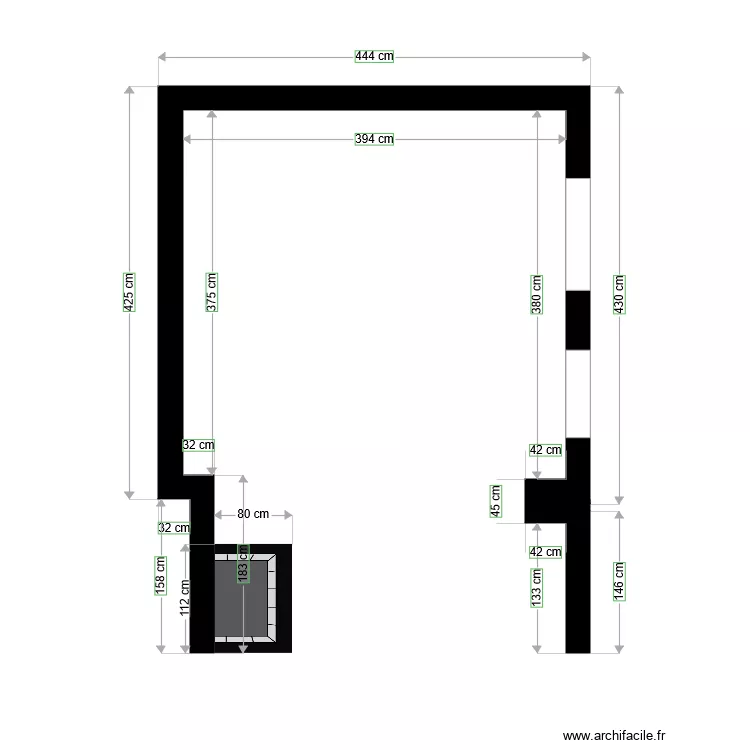 imbis2. Grundriss mit 