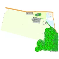 Etat projeté 2/2 : Abris + toitures + cabane et 3D