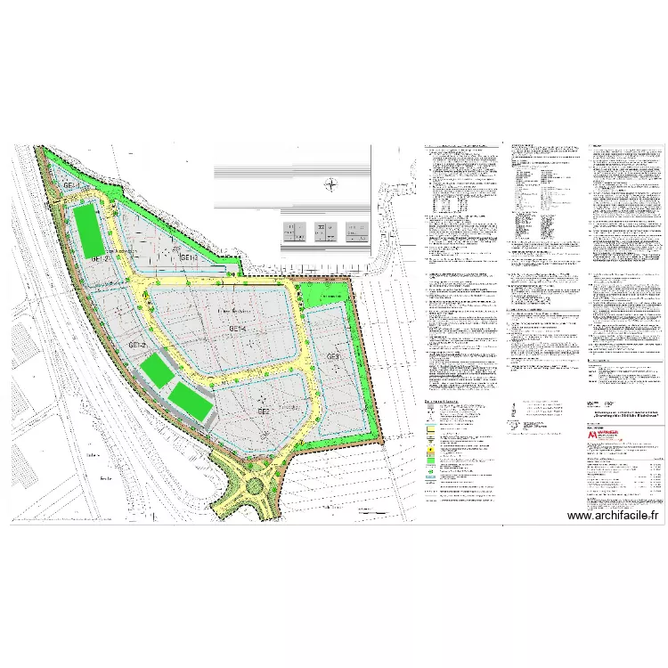 Aichtal. Grundriss mit 