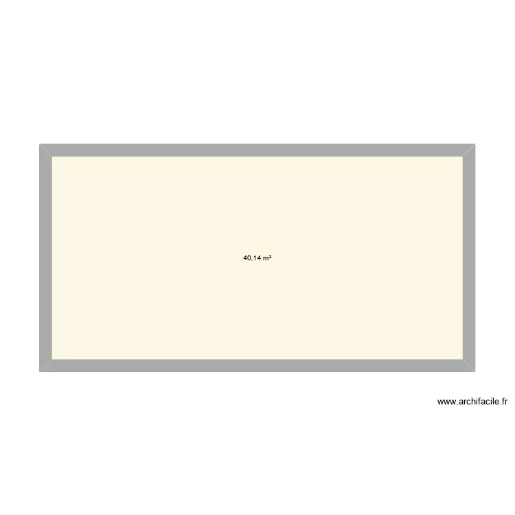 ^ffffff. Grundriss mit 1  und 40 m²