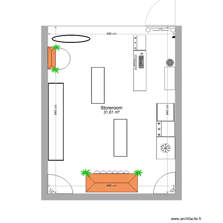 Asia Shoppy Srithuam. Grundriss mit 