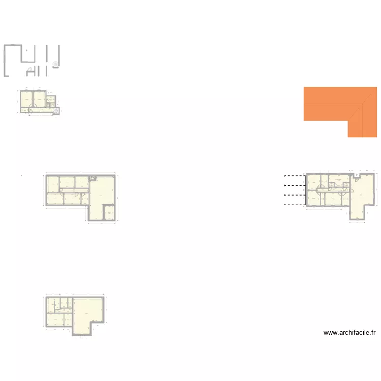 Maison. Grundriss mit 