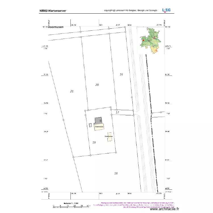 Zeichnung Leerer Str. 55, Breinermoor. Grundriss mit Zeichnung Leerer Str. 55, Breinermoor. Grundriss mit