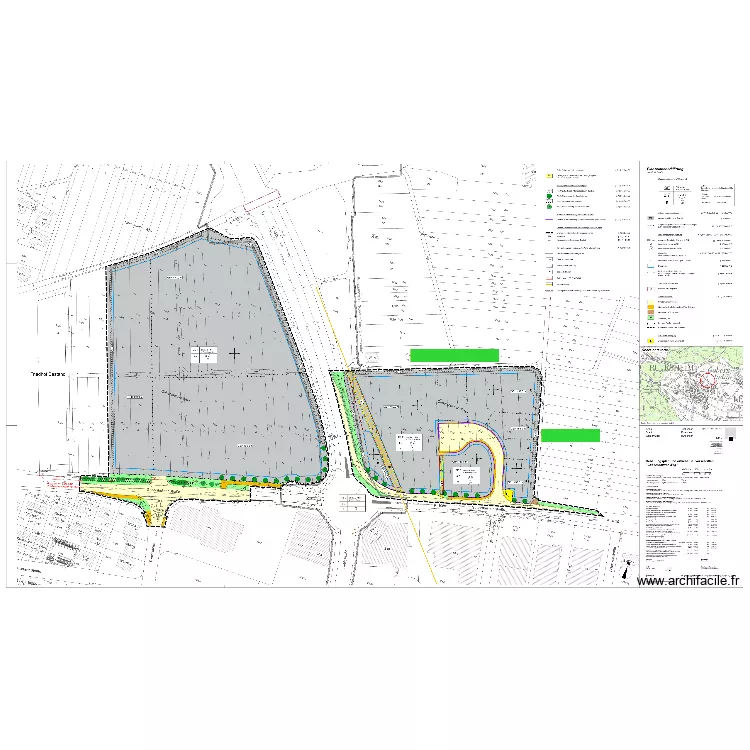 Rutesheim. Grundriss mit 