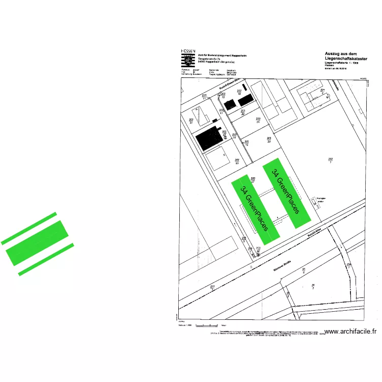 Bensheim-2. Grundriss mit 