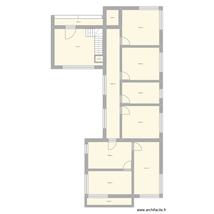 Barckhausstr 15. (OG 5.0). Grundriss mit 0 Raum und 0 m2