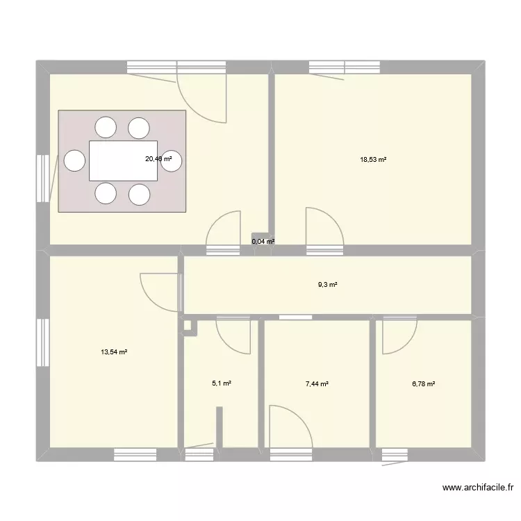 Undorf neu. Grundriss mit 8 Räume und 81 m² Undorf neu. Grundriss mit 8 Räume und 81 m²