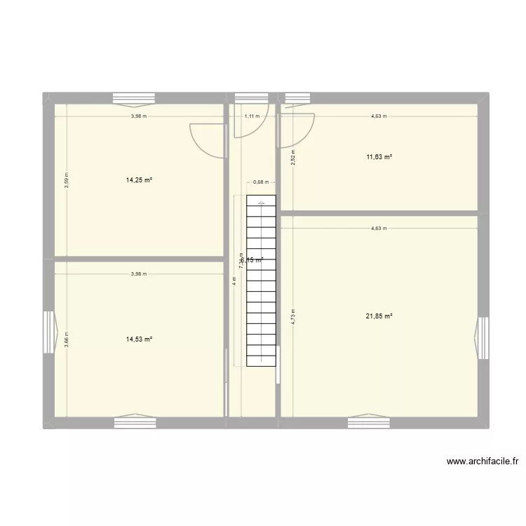 Dobl. Grundriss mit 5 und 70 m² Dobl. Grundriss mit 5 und 70 m²