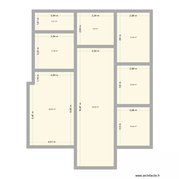 Kuca 2. Grundriss mit 8 und 123 m² Kuca 2. Grundriss mit 8 und 123 m²