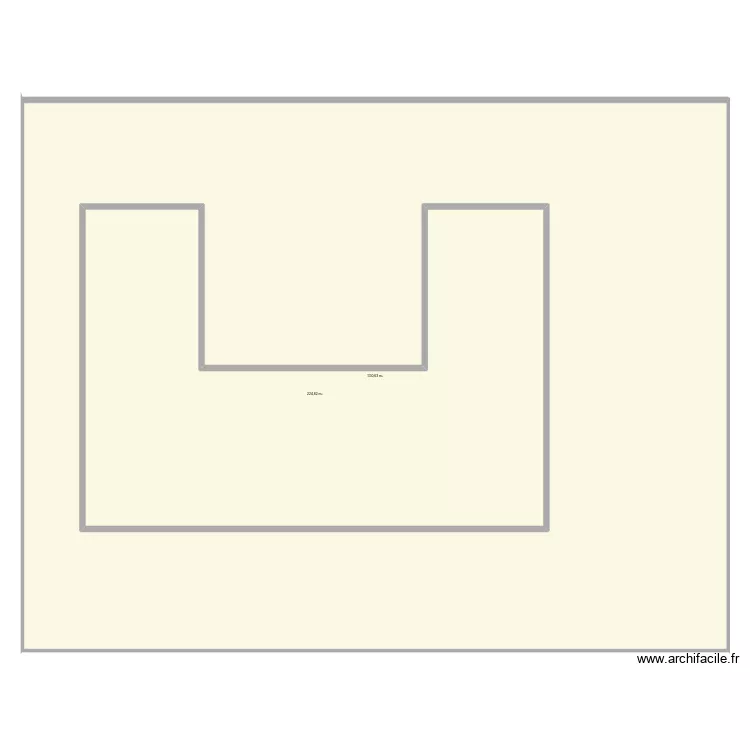 U-EG -200qm. Grundriss mit 2  und 1017 m²