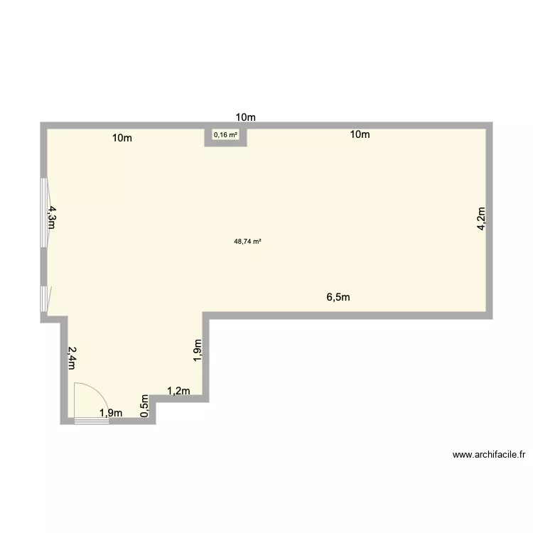 castello 36 bruto. Plano de 