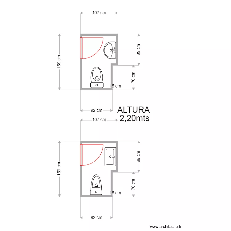 MAITE CASTELLO ASEO. Plano de 