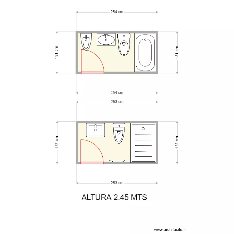 ALICIA ALAORDEN BA&Ntilde;O. Plano de 