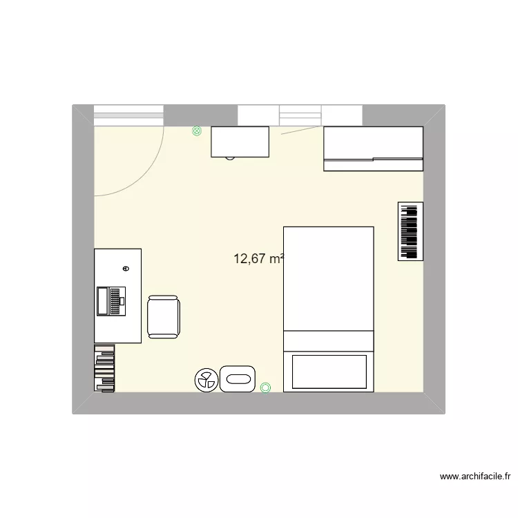 DORMITORIO 1.1. Plano de 