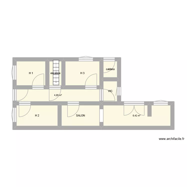IVAN. Plano de 9 Habitaciones y 30 m² IVAN. Plano de 9 Habitaciones y 30 m²