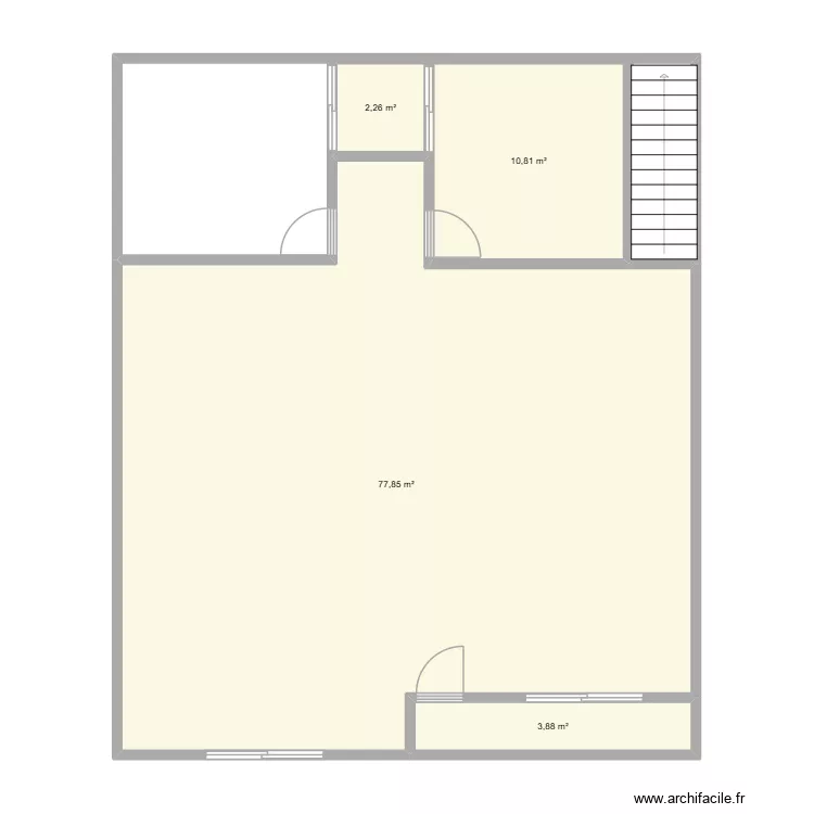 planta baja. Plano de 4 y 95 m² planta baja. Plano de 4 y 95 m²
